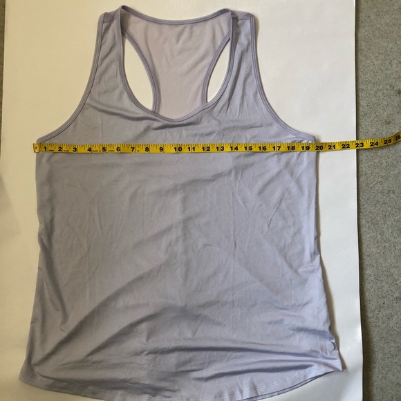 Jessica Simpson Athleisure Workout Racerback Lavender Tank Top XL - Picture 6 of 9